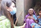 बुजुर्ग महिला की मदद को आगे आईं भोजपुरी अभिनेत्री अक्षरा सिंह, की आर्थिक मदद
