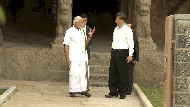 महाबलीपुरम में प्रधानमंत्री नरेंद्र मोदी ने शी जिनपिंग का किया स्वागत, ऐतिहासिक स्थालों के कराए दर्शन