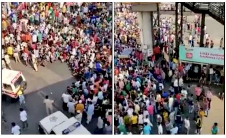 Bandra Migrant Crisis : पुलिस हिरासत में भेजा गया विनय दुबे ,बांद्रा स्टेशन पर प्रवासी मजदूरों की भीड़ जुटाने का है आरोपी 
