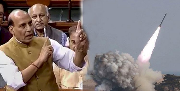भारतीय  मिसाइल कैसे अचानक पाकिस्तान में जा गिरी, राजनाथ सिंह ने संसद में बताया पूरा वाकया
