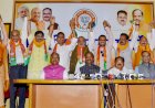 झारखंड में विधानसभा चुनाव से पहले विपक्ष को तगड़ा झटका,कांग्रेस के तीन,जेएमएम के दो और एआईएफबी के एक विधायक बीजेपी में शामिल