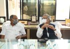 पूर्व मुख्यमंत्री रमण सिंह पहुंचे कृति कोविड केयर सेंटर, कहा-नि:शुल्क ईलाज कर रहा यह सेंटर छत्तीसगढ़ की जनता के लिए वरदान
