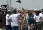 गाजीपुर बॉर्डर पर भाजपा समर्थकों से किसानों की भिड़ंत, तोड़फोड़, हंगामा, पथराव