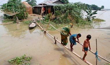 तस्वीरों के जरिये देखें 'बिहार' में बाढ़ का कहर