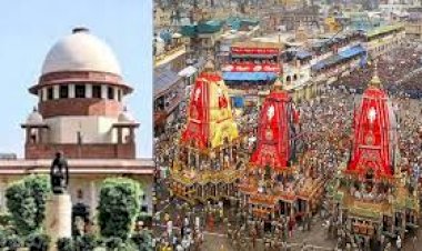 विश्वप्रसिद्ध जगन्नाथ पुरी में रथ यात्रा पर सुप्रीम कोर्ट की रोक, कहा- इजाजत दी तो भगवान जगन्नाथ माफ नहीं करेंगे