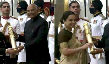कंगना रनौत और अदनान सामी को पद्मश्री अवॉर्ड्स से किया गया सम्मानित