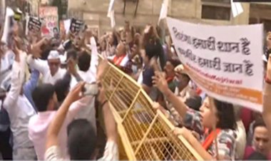 दिल्ली में 'द कश्मीर फाइल्स' फिल्म पर 'आप'-भाजपा कार्यकर्ताओं की भिडंत